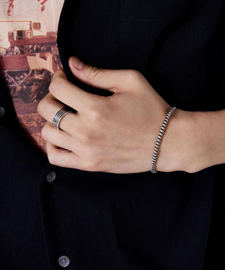 Maz Antique Twist Spring Bangle