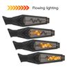 2pcs Motorcycle Turn signal lightning style Decorative lamp turn flashing Warning Signal light Flowing Indicators Accessories