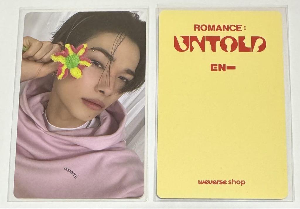 [USED] ENHYPEN SHOWCASE LIVE Choque Trading Card Bonus Niki