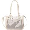 Large Capacity Ita Bag Tote Bag Women's Fashion Versatile Crossbody Bag Student Transparent JK Handbag Shoulder Bag