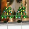 Outdoor Solar Christmas Tree Stake Light