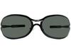 METAL OVAL SUNGLASS Matte BLACK DARK GREEN [DESIGN EYEWEAR] ×