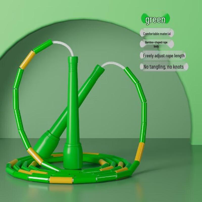 Adjustable Bamboo Knot Jump Rope