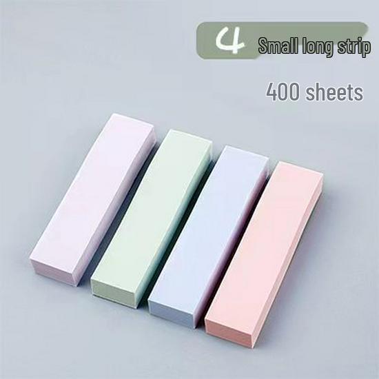 Morandi Colored Sticky Notes: Strong Adhesion, Pure Color, Large Size Student Memo Strips