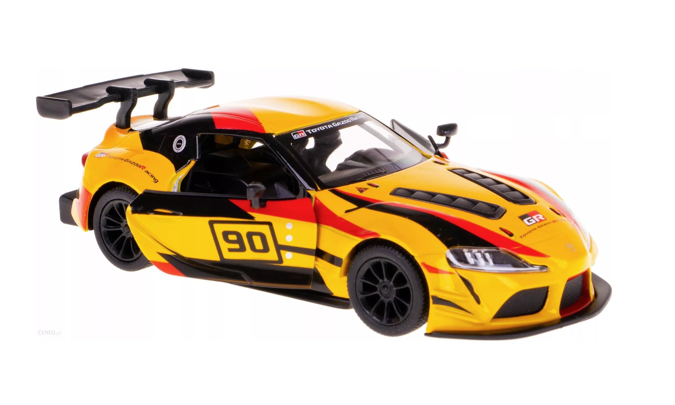 

Kinsmart 1/36 Toyota GR Supra Racing Concept Pullback Diecast Car (Yellow)