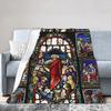 Christian Divine Mercy Flannel Blankets Jesus I Trus In You Custom Throw Blanket for Sofa Bedding Lounge 200x150cm Bedspreads