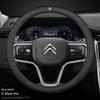 Leather Car Steering Wheel Cover Citroen DS3 C2 C3 C4 C5 C6 ELYSEE VTS Xsara C-Crosser Berlingo Jumpy AIRCROSS C3-XR Accessories anc123
