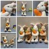 Sitting Bunny Stuffed Rabbit Doll Simulation Rabbit Plush Toys Children's Toy   Room Decor