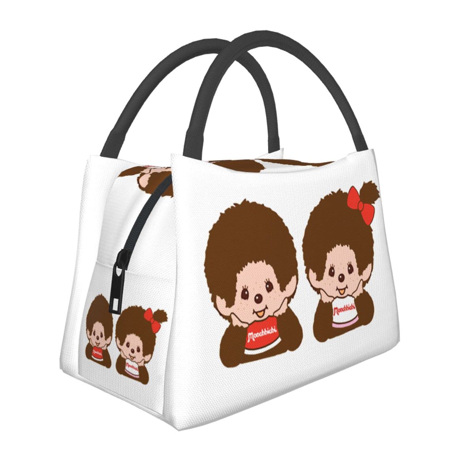 

Monchhichi Охлаждаемый Ланч Ланч Термо Охладитель Ланч Мягкая Сумка-Холодильник Сумка, Черный, Коробка, Изоляция, Сумка, На молнии, Компактный, Сумка, Сумка, Сумка-тоут/Эко