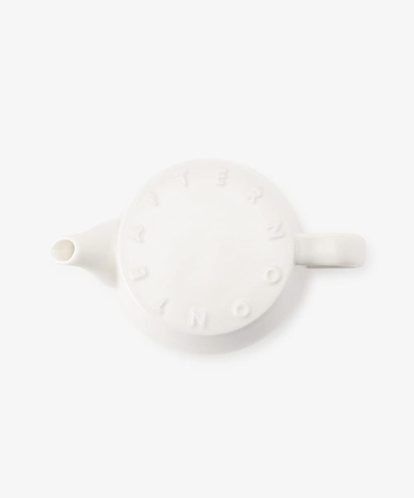 Afternoon Tea Living GK64 Logo Works Teapot with Strainer, White