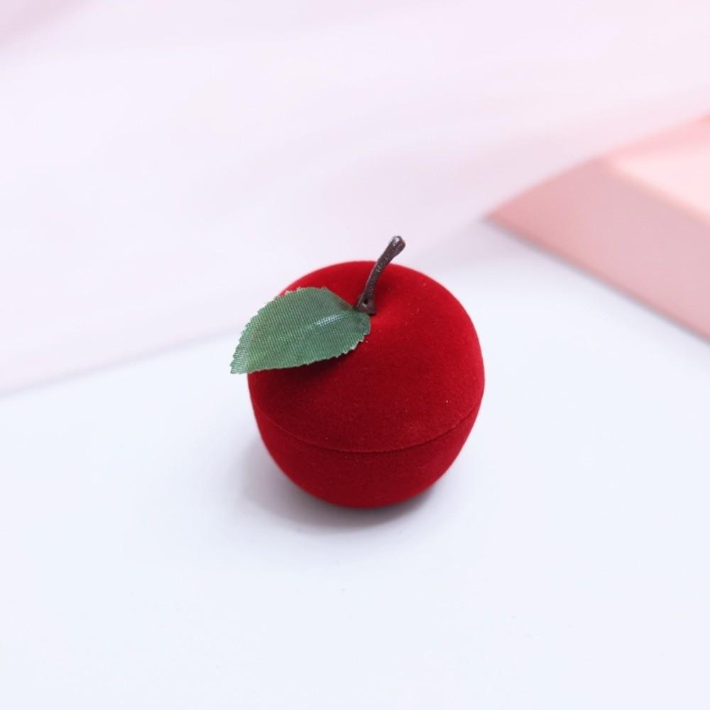 Grape Fruit Ring Box Pineapple Flocked Jewelry Box Mini Cherry Necklace Organizer  Couples