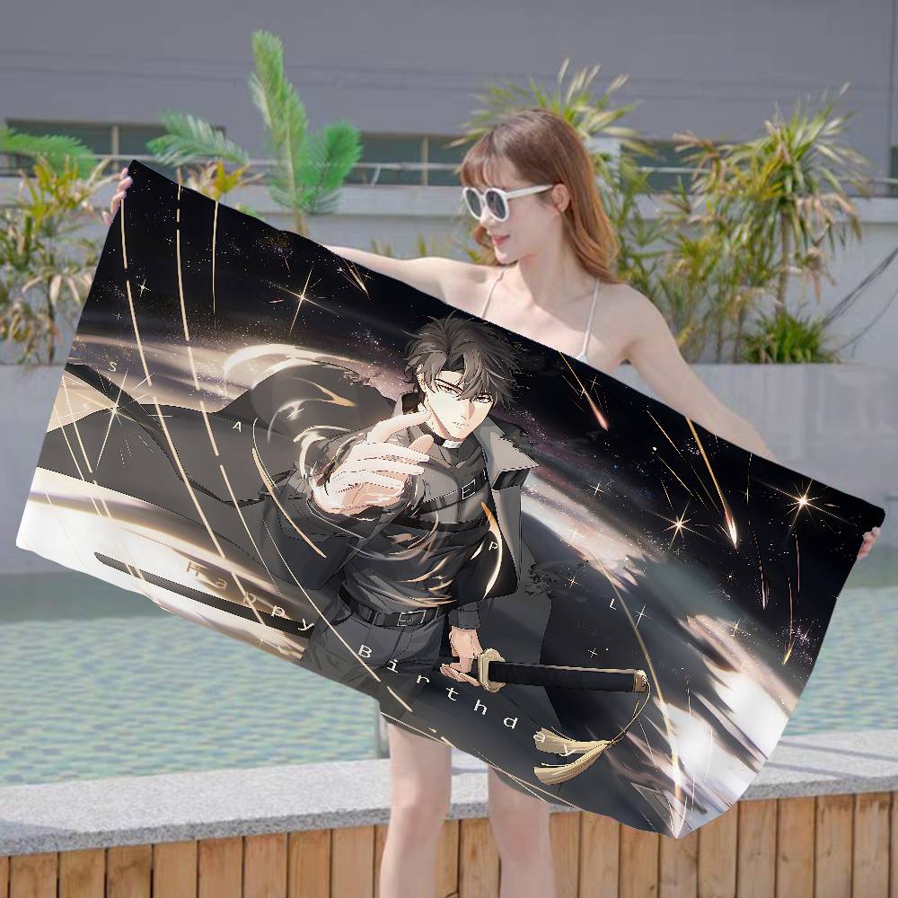 Anime Omniscient R-Reader V-Viewpoint Microfiber Blanket Quick Drying Beach Towels Printing Super Absorbent Pool Towel Blanket