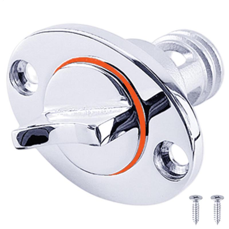 316 Edelstahl Marine Boots Ablaufstopfen Boote Ablaufstopfen Set Abgedichtet Rostfrei mit Kajak Ablaufstopfen Wasserdichter Dichtring