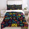 3pcs Abstract Patterns Soft Comfortable Bedding set, For Bedroom, Guest Room And Dorm, All - Season Use, High-Definition Printing152