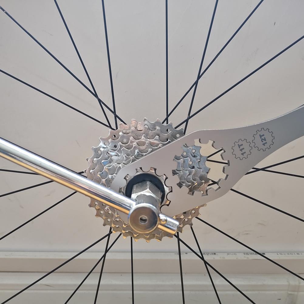 Bicycle Cassette Flywheel Removal Tool Bicycle Freewheel Repair Tool Bicycle Wrench Bike Maintenance Accessories