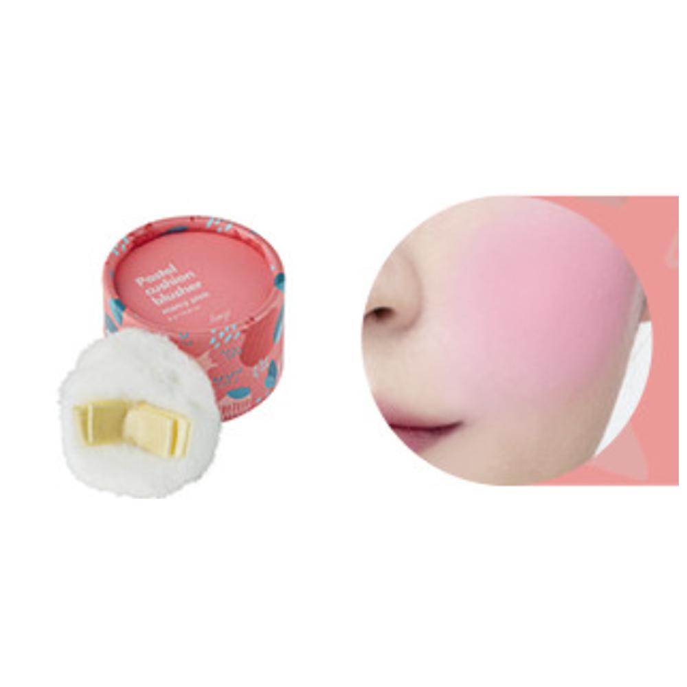 The Face Shop Pastel Cushion Blusher | Korean Soft, Natural-Looking Blush