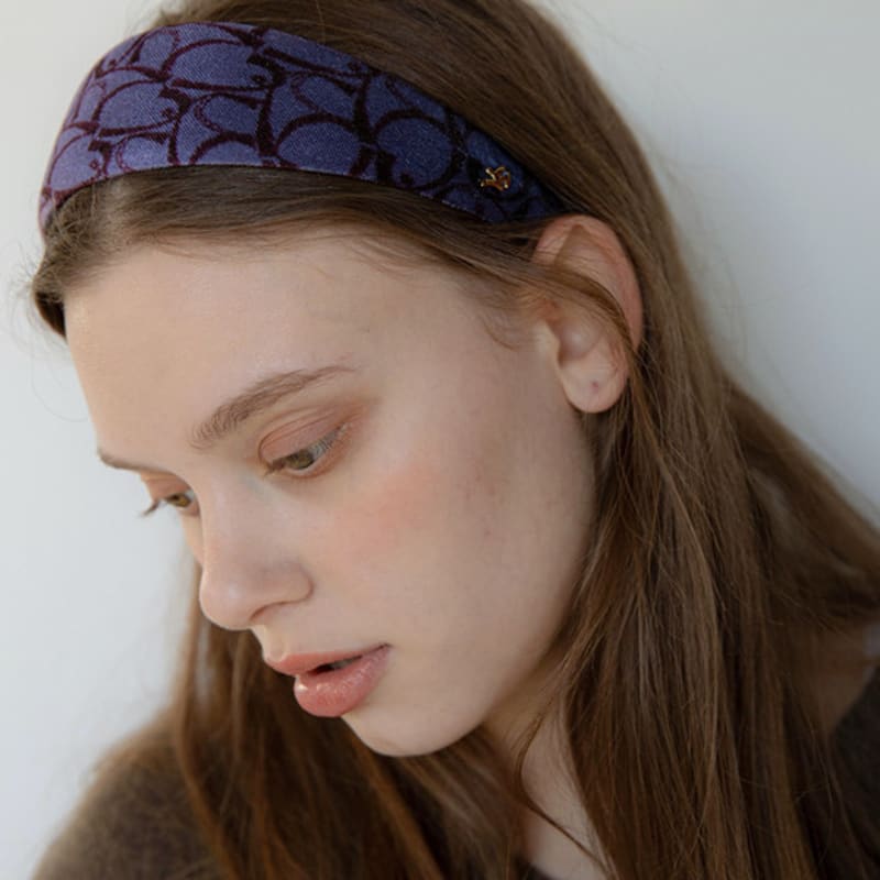 Jean Paul Clarisse Velvet Pattern Hairband LFHB0712