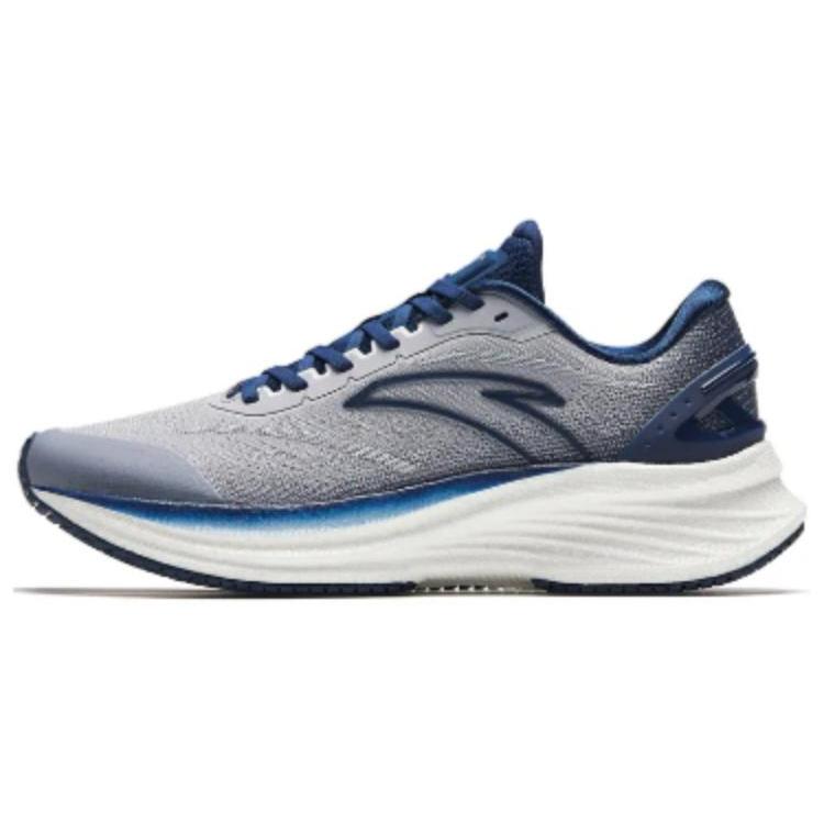 

Anta Cushioning, Wear Resistant Low top Running Shoes Men s Gray Blue 112415582-3 40.5