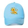 Golden Wildflower Butterfly Joy Gard  Mesh Baseball Cap Hip Hop