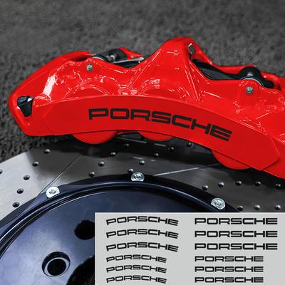 Fashion Trendy Personalized Sticker Caliper Brake Modification Decorative Sticker For 911 Cayenne 918 Pajun 718 Macan