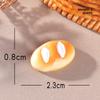 Simulated Food Cream Bread Croissants And Pineapple Buns Resin Ornament For Gift