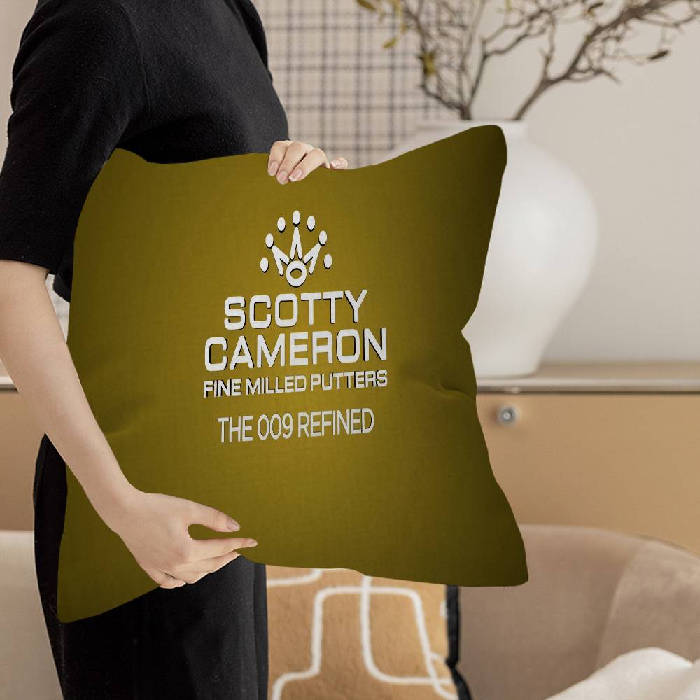 S-Scotty C-Cameron Pillow Covers Cartoon Sofa Decorative Home Double-sided Printing Short Plush Cute Cushion Cover