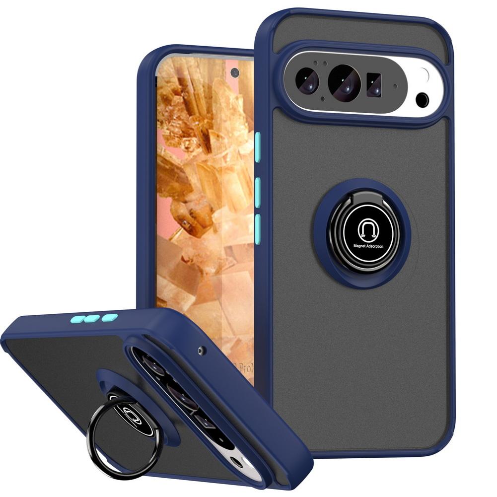 Rotatable Bracket case for Pixel 11 Pro XL 11 Pixel 10 Pro 10a 9A 9 Pro XL Google Pixel 8A 8 Pro Metal Ring Car Holder Cover