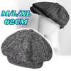 British Retro Big Size Wool Newsboy Caps Men Herringbone Flat Caps Women Man Painters Hat Soft Autumn Winter Hats Octagonal Cap