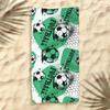 Nuovo Asciugamano da Spiaggia Calcio a Tema Calcio Asciugamano da Bagno in Microfibra per Adulti Asciugamano Rapida Asciugatura da Mare