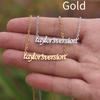 Taylor Digital Swift Signature Stainless Steel Necklace Pendant Letter Fashion