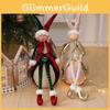 Christmas Elf Decor Plush Fabric Ornaments For Holiday Tree And Hotel Window Display