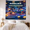 Roblox Custom Your Name Wall Decor Tapestry Art For Pet Memorial Birthdaywedding Party Backdrop Family Gift