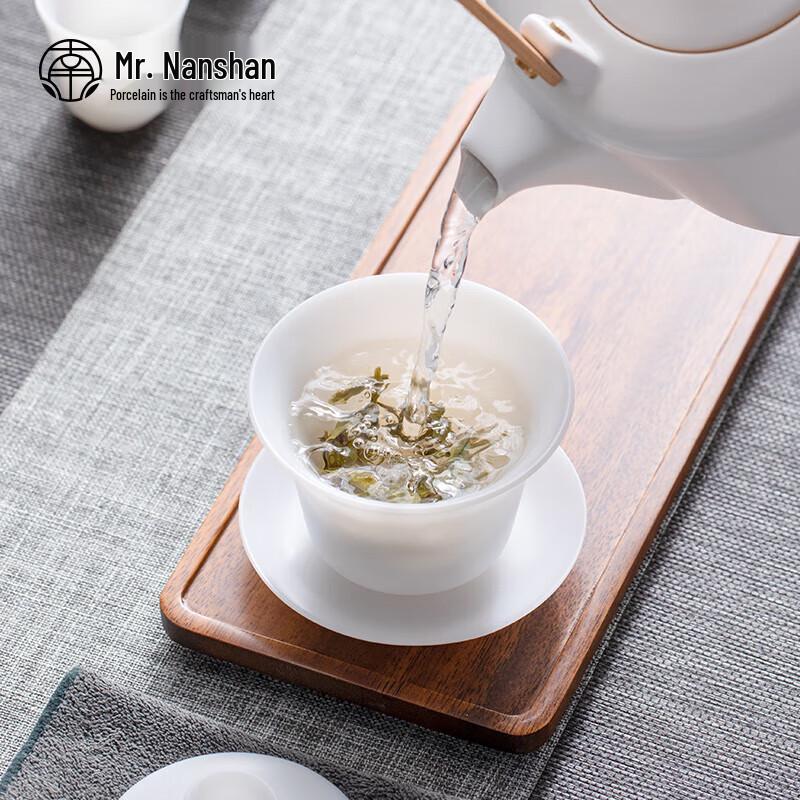 Mr. Nanshan Large Ice Jade Porcelain Gaiwan