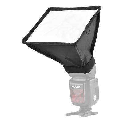 Mini boîte à lumière universelle pour flash d'appareil photo 17 x 15 cm/6,7 x 6 pouces, diffuseur Speedlite pliable avec sac de transport