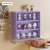 Wall-mounted doll magnetic doll display cabinet dust-proof doll hand box