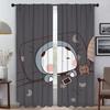 Bubu and Dudu Tulle for Bedroom Kitchen Curtains for Living Room Curtain Blackout Curtains 2 Pieces Shades Partition Elegant