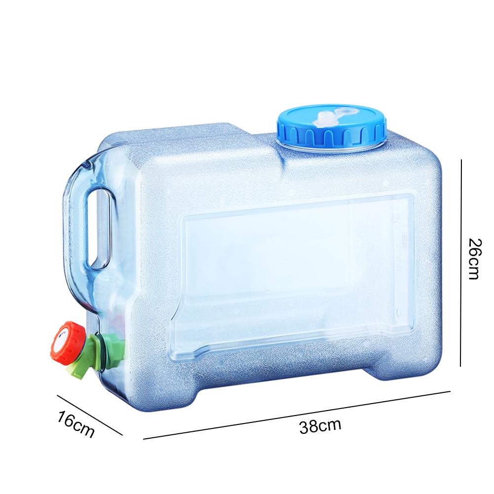 18/20/22L Water Carrier Tank Food Grade Portable Water Tank Large-Capacity with Faucet Outdoor Accessories for Hiking Fishing