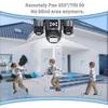 ICSee 9MP HD Outdoor Wireless Camera with Triple Lens and Screen