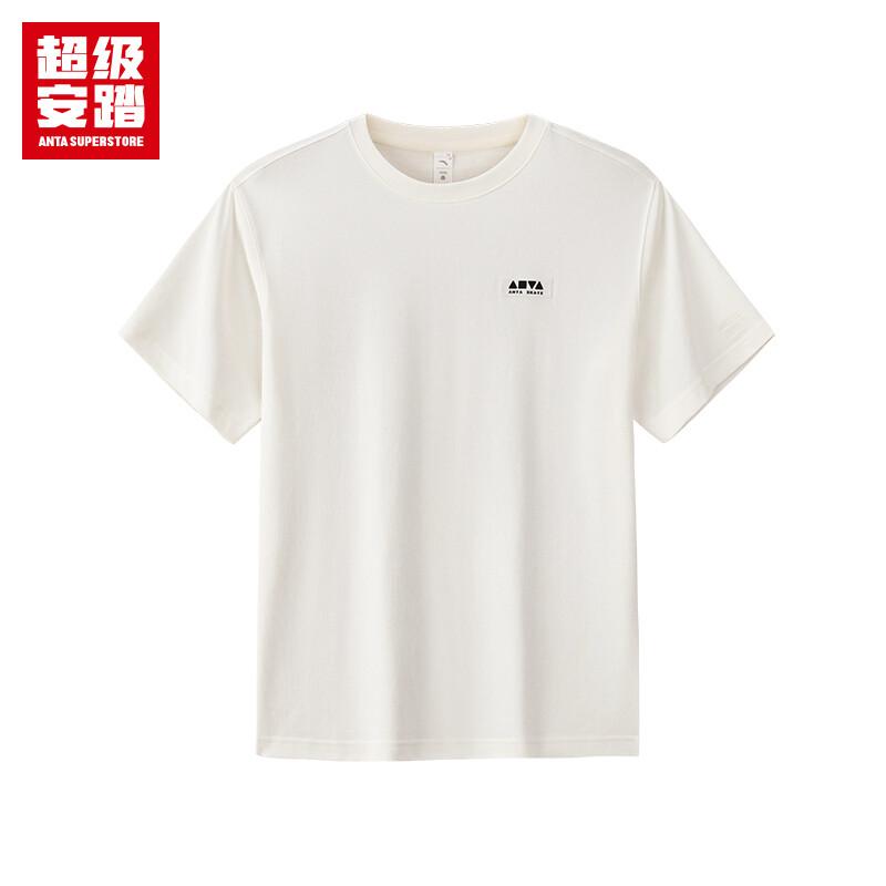 Anta Unisex Printed Cool-Touch Antibacterial Loose Fit Short-Sleeve T-Shirt S