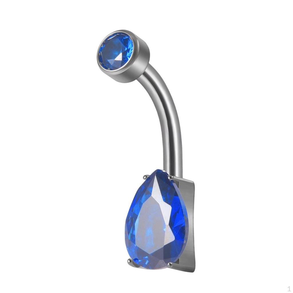 Anillos de Ombligo con Gemas Piercings de Ombligo