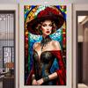 Beautiful Woman Wearing a Hat Picture DIY Diamond Painting Cross Stitch Full Drill Diamond Mosaic New Collection Home Decor