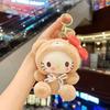 Sanrio Hello Kitty Cute Plush Toy Bag and Car Interior Accessories Decoration Cinnamoroll Cartoon Keychain Gift