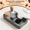 2 in 1 Espresso Tamping Station, Espresso Coffee Organizer Box Fit for Storage 51, 54, 58MM Espresso Tamper, Espresso Knock Box