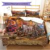 Name Custom Lord Rings Pattern Bedding Set Quilt Cover Pillowcase Home Decor Gift (1 * duvet cover + 2 * pillowcase, without core)