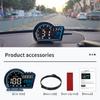 Multifunction Car Speedometer HUD - High Definition LED Display Zero Power Consumption Multifunction Display Digital