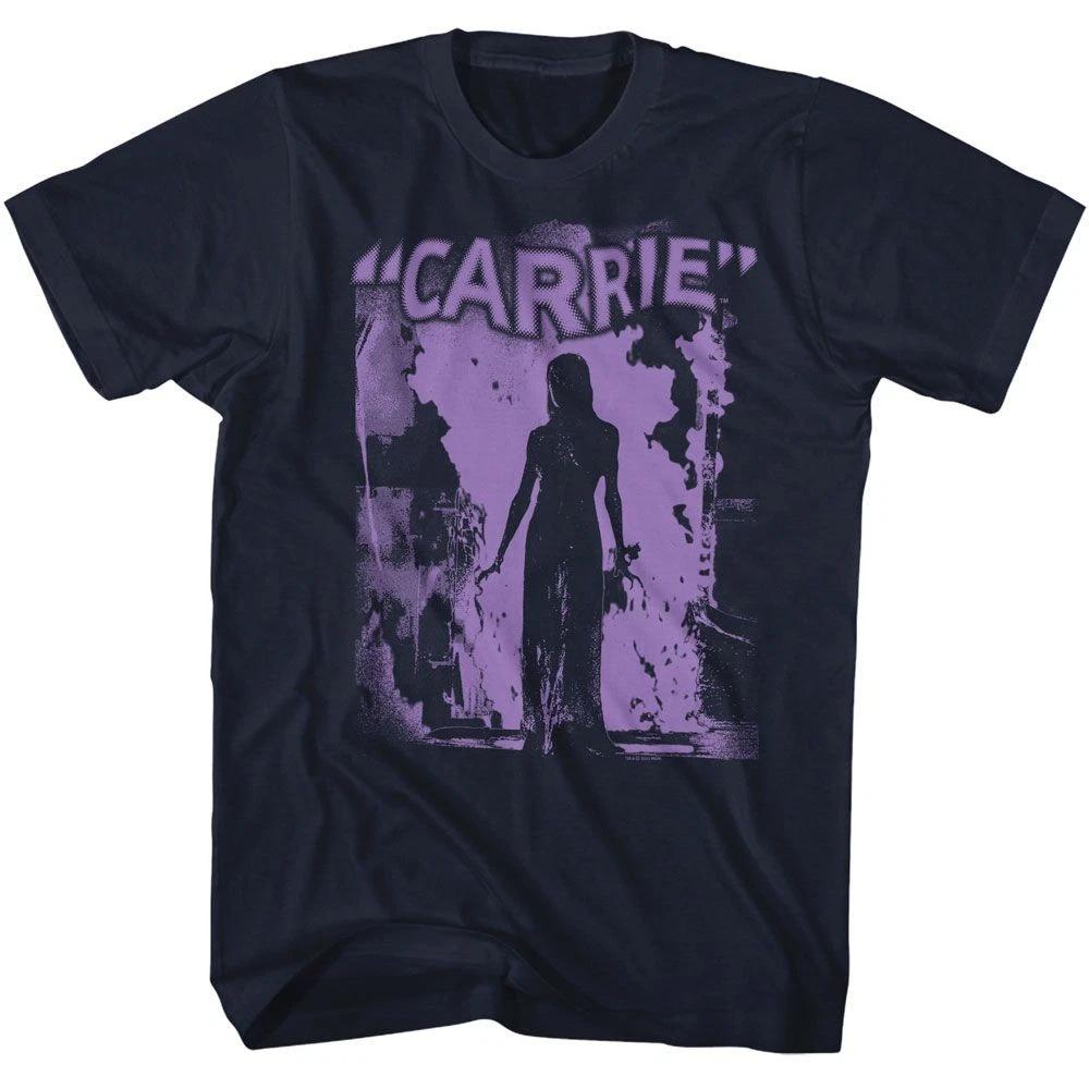 Carrie Purple Flame Navy Movie Shirt 110