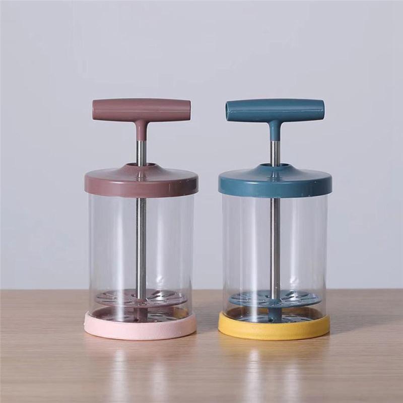 AS60-Diy Schlagsahnespender Manueller Sahneschläger Kunststoff-Maker zur Kuchendekoration Schäumende Getränke Dressing