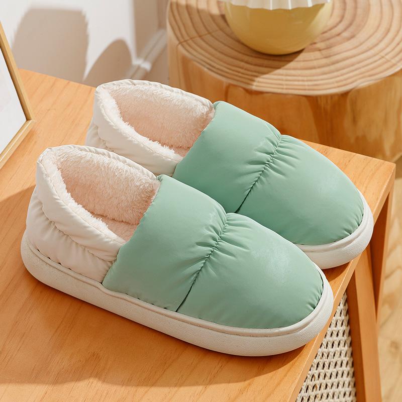 Cotton slippers autumn and winter thickened indoor home non-slip warm home home confinement slippers women