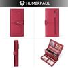 Humerpaul Women Wallet Long Leather Wallet Large-capacity Multi-card Clutch Wallet with Photo Window Coin Purse