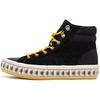 Leather Casual High-Top Sneakers Unisex Sneakers Black K0BZ5VS20-990